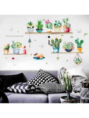 MiraLive Raf Tasarımlı Karışık Dizaynlı Yapışkanlı Sticker Seti (4887)