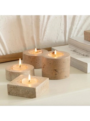 Miarik Design Dekoratif Traverten Mumluk