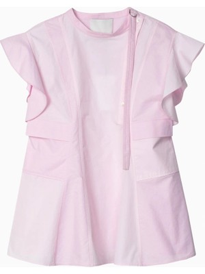 3.1 Phillip Lim Tonal Poplin Oxford Kombin Kadın Bluz