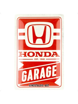 Nostalgic Art Honda Am - Garage Metal Tablo 20 x 30 cm