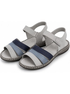 Patron Shoes Ortopedik Tabanlı, Ayarlanabilir Bantlı, Günlük Rahat Yazlık Kadın Sandalet