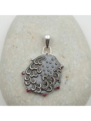 Ebrar Silver Gümüş Kova Burç Kolye Ucu Mat 925 Ayar Gümüş Kova Figürlü Unisex Kolye Ucu