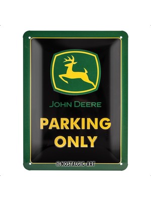 Nostalgic Art John Deere - Parking Only Metal Tablo 15 x 20 cm