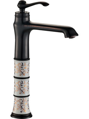 LPD Vi̇ctori̇a Porselen Desenli̇ Çanak Metfak Evi̇ye Lavabo Bataryası