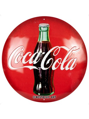 Nostalgic Art Coca-Cola Metal Tablo Ø35 cm