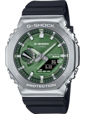 Casio GBM-2100A-1A3DR Erkek Kol Saati Suya Dayanıklı Dijital/Analog Fonksiyonlu Gri Kasa