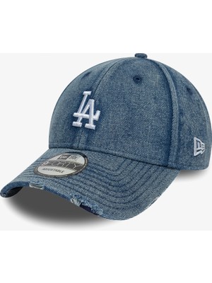 New Era Acid Wash Denim 9forty Unisex Mavi Şapka.-