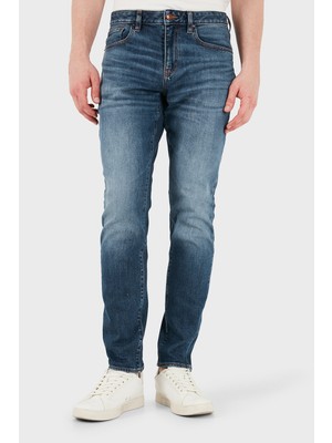 Armani Exchange Pamuklu Slim Fit Normal Bel Jeans Erkek Kot Pantolon XM000070 AF25868 MB002