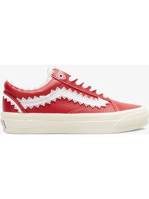Vans Lx Old Skool Unisex Kırmızı Sneaker.-