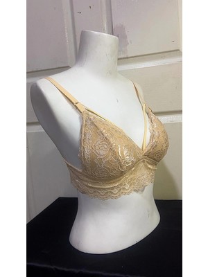 Koza Kadın Desteksiz Ipli Soft Bralet Sütyen-Ten
