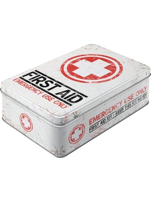 Nostalgic Art First Aid Kit Metal Saklama Kutusu 2,5 L
