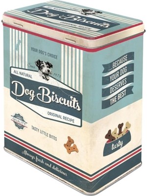 Nostalgic Art Pfotenschild - Dog Biscuits Metal Saklama Kutusu 3 L