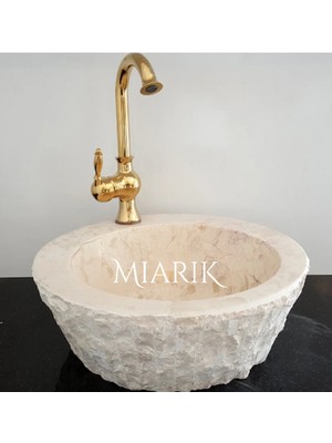 Miarik Design Mermer Patlatma Lavabo