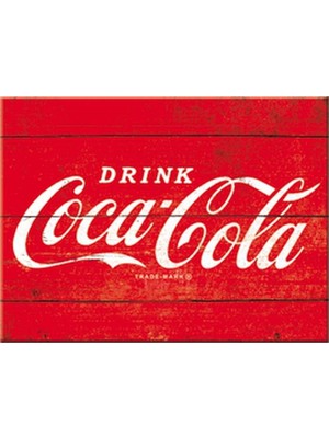 Nostalgic Art Coca-Cola - Logo Red Magnet 6 x 8 cm