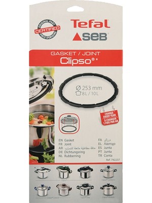 Tefal Clipso Düdüklü Tencere Lastik 8 LT 25 CM İç Çapı ile Uyumlu Orijinal Parça