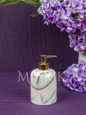 Miarik Design Leylak Altın Detaylı Sıvı Sabunluk