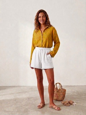 Meltem Collection Müslin Kısa Şort