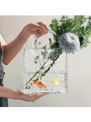 Miarik Design Dekoratif Kristal Cam Vazo
