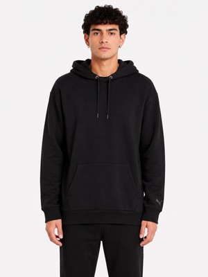 Puma Nordics Blank Hoodie Erkek Siyah Sweat 68336201