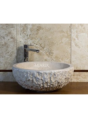 Miarik Design Mermer Patlatma Lavabo