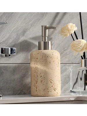 Miarik Design Traverten Mermer Sıvı Sabunluk