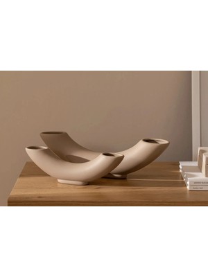 Miarik Design Dekoratif Seramik Yayik Vazo Seti