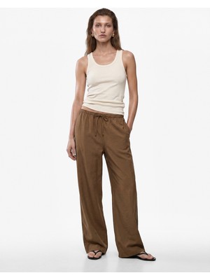 Koton Pamuklu Kaşkorse Slim Fit U Yaka Fitilli Atlet