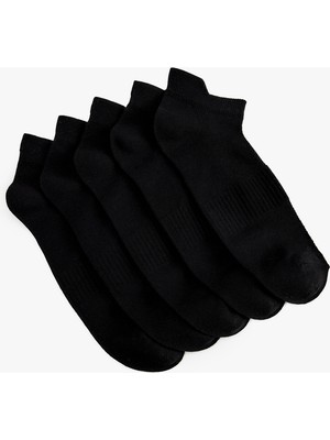 Koton Basic Pamuklu 5'li Patik Spor Çorap Seti