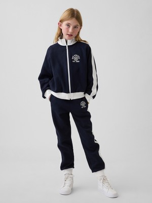 Gap Kız Çocuk Lacivert Gapfit Tech Athletic Logo Eşofman Altı