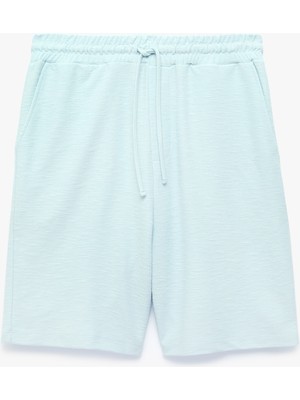 Koton Regular Fit Cepli Bermuda Beli Bağcıklı Şort