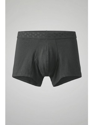 Abluka Online Erkek Torbalı Yumuşak Dokulu Modal Boxer Füme