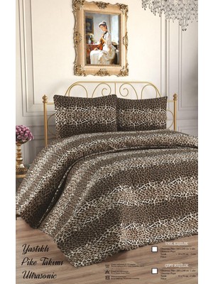 Ozlika Özlika Çok Amaçlı Yatak Örtüsü 200X220 cm Çift Kişilik Pike Koltuk Örtüsü