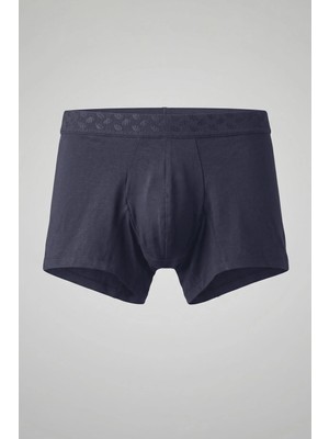 Abluka Online Erkek Torbalı Yumuşak Dokulu Modal Boxer Lacivert