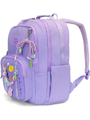 Coral High Lila Detaylı Okul Sırt Çantası 24405