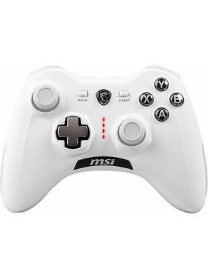 MSI GG FORCE GC30 V2 Kablosuz Beyaz Gamepad PC ve Android Uyumlu Ergonomik Tasarım
