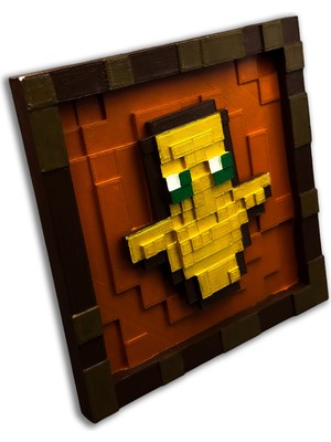 Believe Industry 3D Minecraft Eşya Çerçevesi + Totem