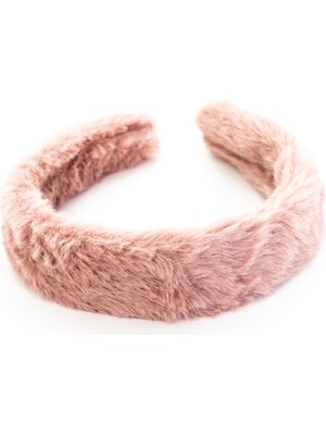 Biem Accessory Biem Düz Peluş Taç Pudra