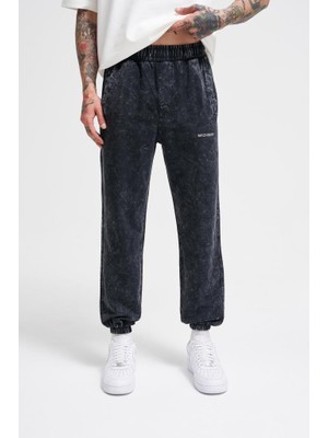 Machinist Clothing Erkek Relaxed Yıkamalı Eşofman Altı Antrasit Efektli