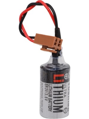 Toshiba ER3V 3.6V 1/2AA Size Lithium Pil - Kahverengi Soket