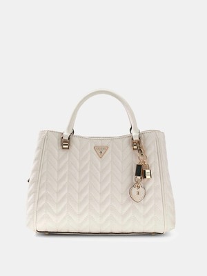 Guess Stacey Girlfriend Kadın Beyaz El Çantası HWGG9741060-OFF