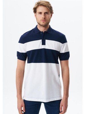 Ar-ma Erkek Polo Yaka Tişört Baskisiz Basic Regular Fit Çift Toplama Penye Pike Y29374356102