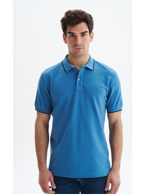 Ar-ma Erkek Polo Yaka Tişört Baskisiz Basic Regular Fit Çift Toplama Penye Pike Y29374353902