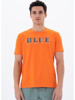 Ar-ma Erkek Bisiklet Yaka Tişört Yazi Baskili Regular Fit Penye Süprem Y25344405901
