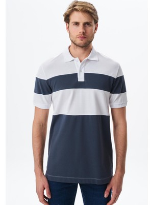 Ar-ma Erkek Polo Yaka Tişört Baskisiz Basic Regular Fit Çift Toplama Penye Pike Y29374356102