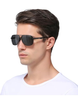 Kingseven Polarize Erkek Pilot Güneş Gözlüğü - Havacılık Sınıfı Alüminyum Çerçeve UV400 Hd Lens