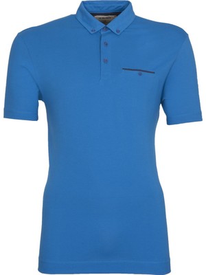 Ar-ma Erkek Polo Yaka Tişört Baskisiz Basic Sol Göğüs Cepli Regular Fit Tek Toplama Licrali Pike Y9TYO7968