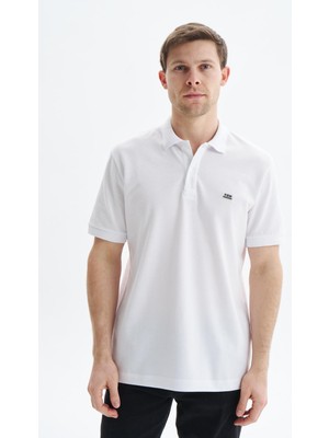 Ar-ma Erkek Polo Yaka Tişört Baskisiz Basic Regular Fit Çift Toplama Penye Pike Y29374354102