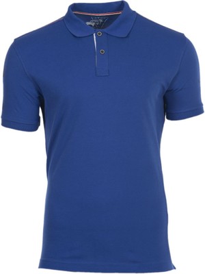 Ar-ma Erkek Polo Yaka Tişört Baskisiz Basic Regular Fit Tek Toplama Licrali Pike Y0TYO2656