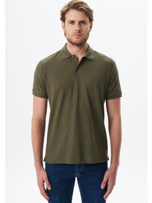 Ar-ma Erkek Polo Yaka Tişört Baskisiz Basic Regular Fit Jakarli Süprem Y29374356302