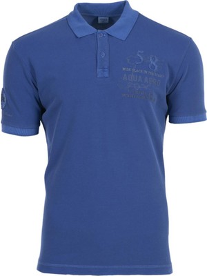 Ar-ma Erkek Polo Yaka Tişört Yazi Baskili Regular Fit Çift Toplama Penye Pike Y0TYO7343